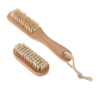 FOMIYES Spazzola per Unghie in Legno con Pietra Pomice per la Doccia Setole Naturali Resistenti Spazzola per Piedi e Mani ad Alta Pulizia per la Cura Quotidiana e Ambienti di Lavoro