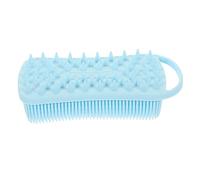 FOMIYES Spazzola Shampoo Manuale in Silicone Per Corpo Con Massaggio Delicato Design Ergonomico e Superficie Liscia Scrubber Doccia Compatto Per Uso Domestico e Viaggi Rimuove Forfora e Gr