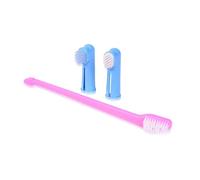 FOMIYES Spazzolino Cane Pennelli Per Le Dita Spazzolino Da Denti Per Cani Spazzolino Da Denti Per Animali Domestici Dito Animale Domestico Doppia Testa