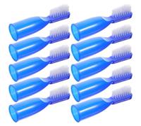 FOMIYES Spazzolino da Dito Mini Morbido Set 10 Pezzi, Spazzolini la Pulizia dei Denti da Prigione, Formato Compatto Leggero per Igiene Orale in Viaggio e Uso Ospedaliero