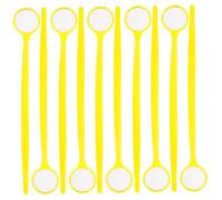 FOMIYES Specchietti Dentali Monouso 40 Pezzi, Piccoli Specchi per Diagnosi Orale Bordi Lisci, Specchio per Esame Portatile per Uso Clinico e Controllo Quotidiano