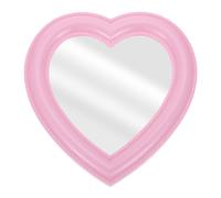 FOMIYES Specchio da parete per camera da letto, tablet, da appendere, a forma di cuore, per donne e ragazze, accessorio per il tempo libero