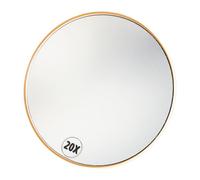 FOMIYES Specchio Ingranditore 20X Con Ventosa | Specchio Da Trucco Portatile Per Bagno | Specchioes Cosmetico Acrilico Tondo 15 Cm Per Dettagli Trucco E Cura Del Viso