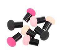 FOMIYES Spugne per Trucco a Fungo 8 Pezzi, Puff da Cipria Piccolo Doppio Uso Asciutto e Bagnato, Spugna per Fondotinta e Ombretto, Accessorio Cosmetico per Ragazze e Saloni di Bellezza