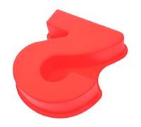 FOMIYES Stampo per Torta Numero in Silicone Rosso per Compleanni Design Dettagliato e Precisione, Strumento Moderno per Dolci da Forno e Feste