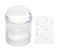 FOMIYES Stampo Unghie in Silicone con Piastra per Timbri e Raschietto Kit di Strumenti per Manicure con Design Farfalla Adatto Tecniche di Stampaggio e Pittura per Nail Art Fai da Te