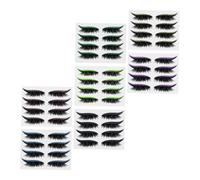 FOMIYES Strisce Eyeliner Sweat Chic 28 Paia 7 Colori Set Per Donna Facili Da Applicare Adesivi Per Il Trucco Di Bellezza Per Casa E Viaggio