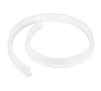 FOMIYES Striscia Autoadesiva in Silicone 3m Bianca per Piano di Lavoro 1,5x3 Cm, Striscia di Ritenzione Idrica per Bagno e Cucina, Protezione Soglia per Doccia e Scrivania