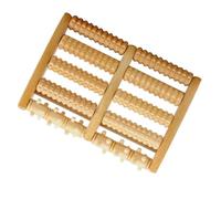 FOMIYES Strumento Di Massaggio Dell'arco Del Piede Muscolare Plantare Plantare Di Massaggio Dell'arco Manuale Del Piede Khaki Bambù