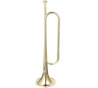 FOMIYES Strumento Musicale Tromba in Ottone Liscio Portatile Facile da Pulire per Studenti Giovani Principianti Scuola e Lezioni di Musica