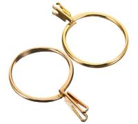 FOMIYES Strumento per Anelli Base in Metallo Dorato, Porta Anelli Mini Pinzetta per Gioielli, Accessori per Montature Diamante, Utensile Artigianale Versatile per Creazione e FEDI Nuziali