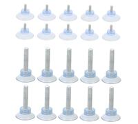 FOMIYES Supporti Antivibranti per Mobili Ventosa in Pvc Regolabili, Piedini Livellatori per Tavolini da Tè e Mobili Filettati, Set 32 Pezzi per Riduzione Rumore e Vibrazioni in Casa