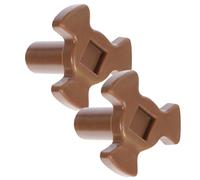 FOMIYES Supporto Guida Rulli Giradischi Microonde 2 Pezzi, Albero Piatto Girevole in Plastica Resistente per Parti Forno a Microonde, Giunto di Trasmissione per Ricambio Piatto Rotante