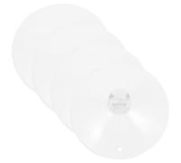 FOMIYES Supporto per Chitarra a Ventosa Trasparente in Gomma 4 Pezzi, Accessori Pratici e Portatili per Strumenti Musicali, Parti di Supporto a Ventosa per Chitarra Diametro 40mm, Uso