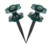 FOMIYES Supporto per Tubi da Giardino in Plastica, Picchetto Guida per Irrigazione Prato, Coppia di Punte Guida per Gestione Tubi in Giardino e Aiuole