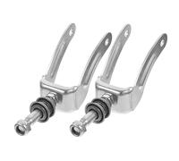 FOMIYES Supporto Ruota Anteriore e Forcella in Acciaio Cuscinetti, Staffe Ricambio per Sedia a Rotelle Manuale, Compatibile per Uso Quotidiano e Comfort Migliorato