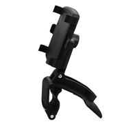FOMIYES Supporto Telefonino per Auto in Abs Nero, Supporto Stabile per Navigazione Gps, Clip per Cruscotto e Parabrezza, Accessorio Pratico per Guida Sicura