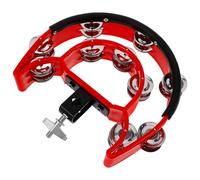 FOMIYES Tamburello Musicale Doppia di Sonagli in Metallo per Batteria, Adatto a Vari Stili di Esecuzione e Strumenti a Percussione