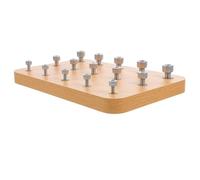 FOMIYES Tavola Riabilitativa Legno per Esercizi di Coordinazione Mano-Occhio Allenamento per Dita e Riabilitazione Strumento per Sviluppo Motricità Fina per Centri di Riabilitazione e Uso