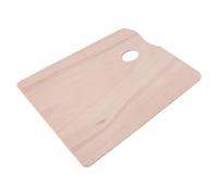 FOMIYES Tavolozza in Legno a Forma di Pesce per Dipingere con Impugnatura | Miscelazione Facile dei Colori, Beige, Portatile, per Olio e Pennelli, Uso Domestico e Plein Air