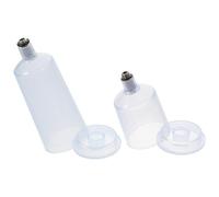 FOMIYES Tazza per Aerografo Ricaricabile 20Ml 40Ml Set da 2 Bottiglie Trasparenti per Vernice Resistente Compatibile Aerografi a Sifone e per Modellismo Decorazioni Unghie e Trucco