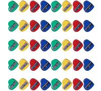 FOMIYES Temperamatite Manuale a Forma di Cuore Piccolo e Compatto Set da 40 Pezzi Colorati Strumento per Temperare Matite per e Uso Scolastico Facile da Trasportare per Aula e Viaggi