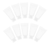 FOMIYES Tubetti Di Dentifricio Da Viaggio Ricaricabili 50 Pezzi 5ml Flaconi Vuoti Comprimibili Tappo a Vite Per Cosmetici Crema Lozioni Trasportabili Per Viaggi e Uso Personale