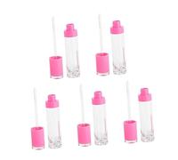 FOMIYES Tubetti Per Lucidalabbra Vuoti Da 8 Ml Set Da 5 Pezzi Formato Da Viaggio Flaconi Per Lucidalabbra in Plastica Per Il Trucco Delle Labbra