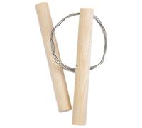 FOMIYES Utensili da Taglio per Ceramica 2 Pezzi Tagliafilo Manuale in Acciaio per Argilla Manico in Legno Strumento per Taglio dell'Argilla per Tornio da Vasaio e Uso Artigianale