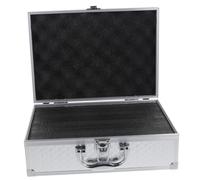 FOMIYES Valigetta Portautensili in Alluminio Resistente con Portatile Custodia Rigida per Attrezzi Lavoro Organizer e Compatto per Viaggio e