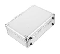 FOMIYES Valigetta Rigida in Lega di Alluminio Maniglia Ergonomica, Custodia Portatile Multifunzionale per Attrezzi e Trucco, Scatola Sicura Resistente Agli Urti per Viaggi e Uso