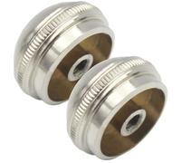 FOMIYES Vite Terminale a Testa Flauto 2 Pezzi in Acciaio Inossidabile per Strumenti Musicali e Riparazioni a Casa