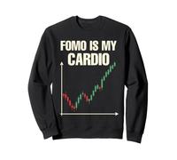 FOMO è Il Mio Cardio - Divertente investitore azionario in criptovalute Felpa