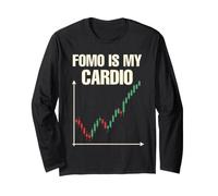FOMO è Il Mio Cardio - Divertente investitore azionario in criptovalute Maglia a Manica
