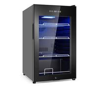 FoMup 17 pollici di larghezza, 126 lattine refrigeratore per bevande con porta in vetro, mini frigorifero per birra per bevande, memoria di temperatura, porta invisibile, perfetto