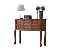 FOMWWVYS Tavolo consolle, Mobiletto d'ingresso vintage con cassetti - Tavolo portaoggetti for corridoio e soggiorno Tavolo da ingresso