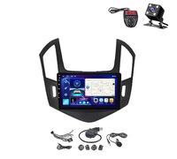 FONALO Android 12 Stereo per Chevrolet Cruze 2012-2015 Touch Screen di Navigazione Head Unit MP5 Multimedia Player Ricevitore Video con 4G/ WiFi/DSP/RDS/FM (Color : M100S 4-Core 1G 16G)
