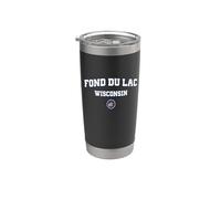 Fond du Lac Wisconsin (WI) Bicchiere termico in acciaio inox doppia parete