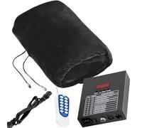 Fondale a stella LED con controller e telecomando, tenda da palcoscenico pieghevole in velluto per fotografia, illuminazione da studio 3D a tema spazio-universo e sfondo live per DJ,4 * 5m