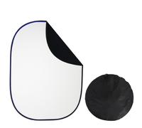 Fondale Background Pieghevole DynaSun RE2010 Bianco/Nero 150x200cm Doubleface