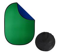Fondale Background Pieghevole DynaSun RE2010 Blu/Verde Chromakey 150x200 Double