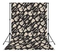 Fondale con stampa a forma di chitarra per servizi fotografici ritratti, studio fotografico e feste