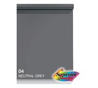 Fondale Fotografico in carta - marca Superior/Apromastore (2,18x11m "Car Size", Grigio Neutral Grey)