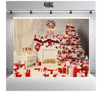 Fondali Fotografici Di Natale Prop Caminetto Tessuto Di Sfondo Fotografico