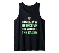 Fondamentalmente Un Detective Senza Il Distintivo True Crime Fan Canotta