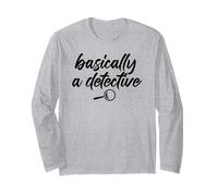 FONDAMENTALMENTE Un Meme MISTERIOSO Divertente di Detective True Crime Maglia a Manica