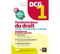 Fondamentaux du droit DCG 1: Mannuel + applications