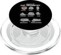 Fondamenti Di Gatto Geometria Divertente Gattino Kitty Matematica Uomini Donne Bambino PopSockets PopGrip per MagSafe