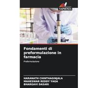 Fondamenti di preformulazione in farmacia: Preformulazione