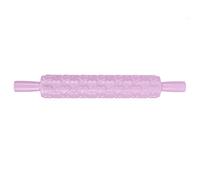 Fondant Rolling Pin for Cakes | Embossing Roller with Exquisite Patterns | Bakery Cookie Pastry Decorating Tool | Food Grade Plastic, Dishwasher Safe (No. 2 Water Drops of Love)